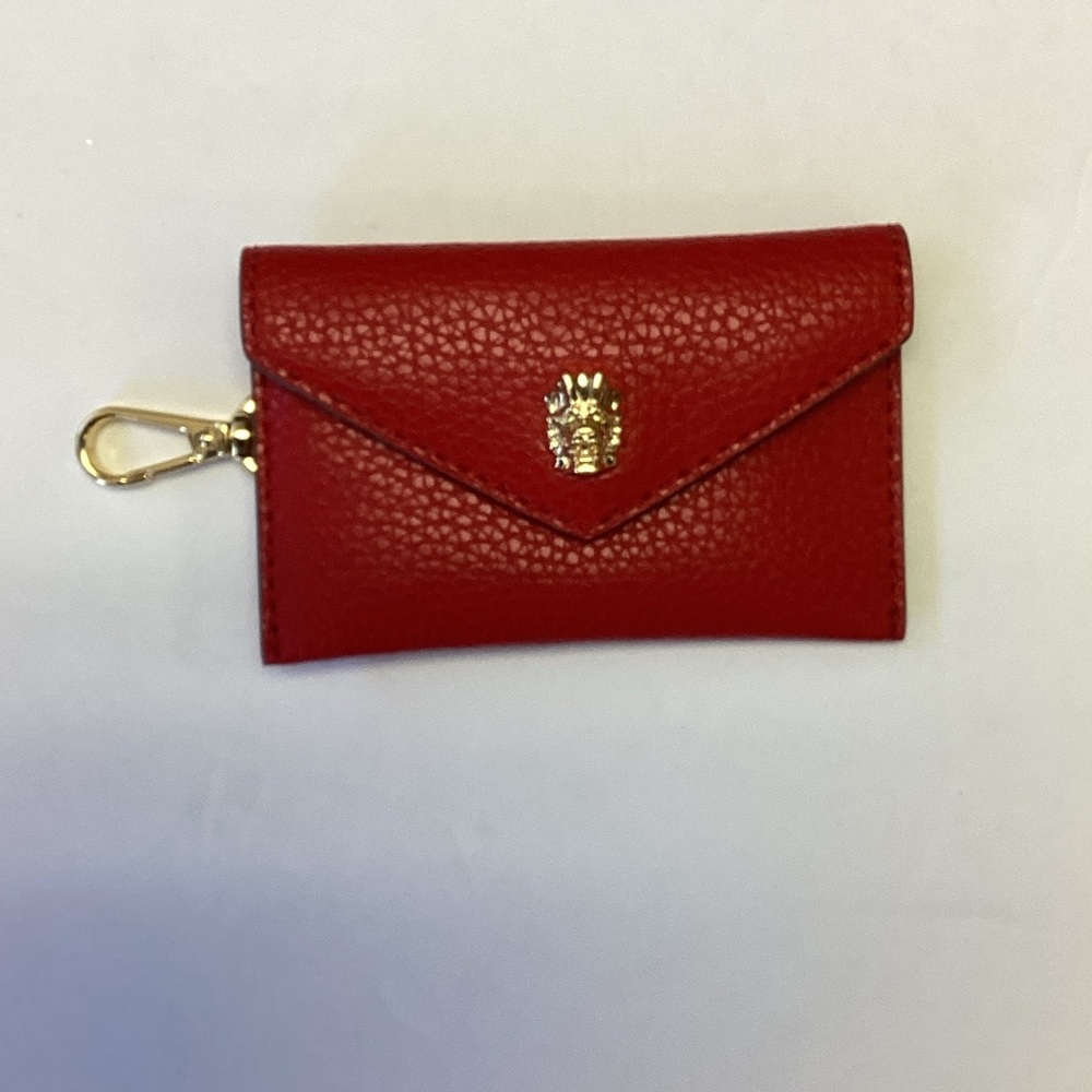 Michael Kors Red Envelope Leather Card/Key Holder